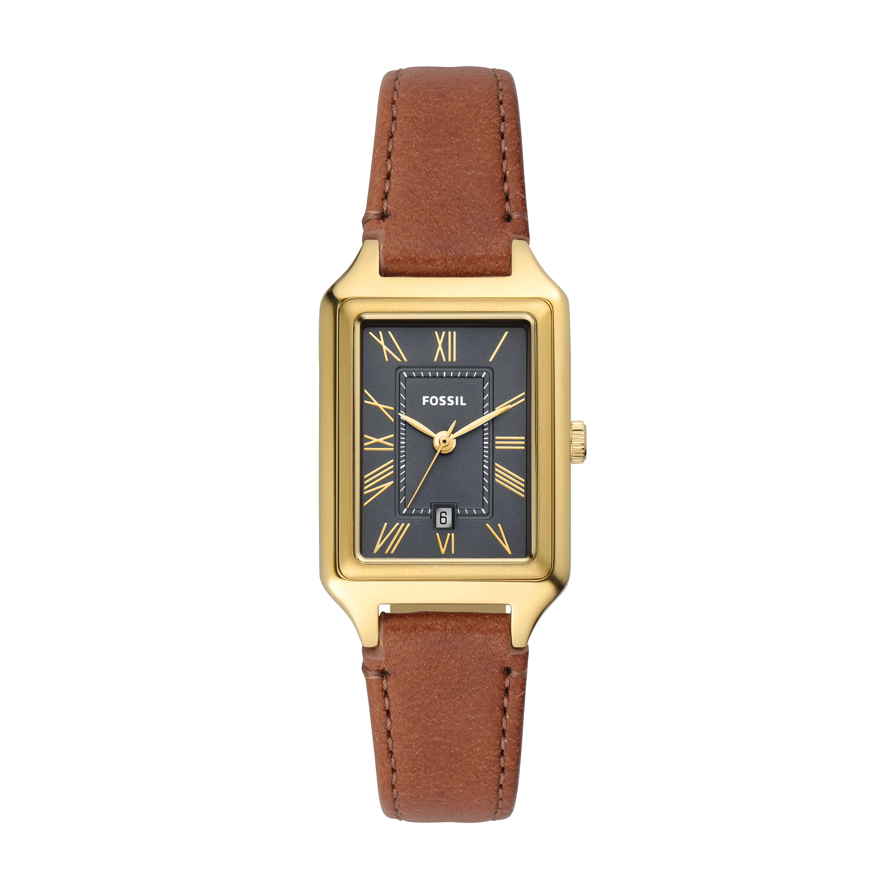 Fossil Raquel Brown Leather Band Womens Watch ES5303