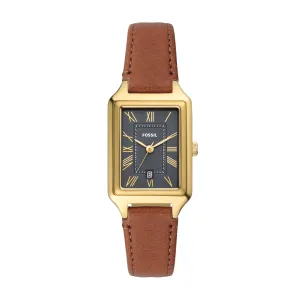 Fossil Raquel Brown Leather Band Womens Watch ES5303