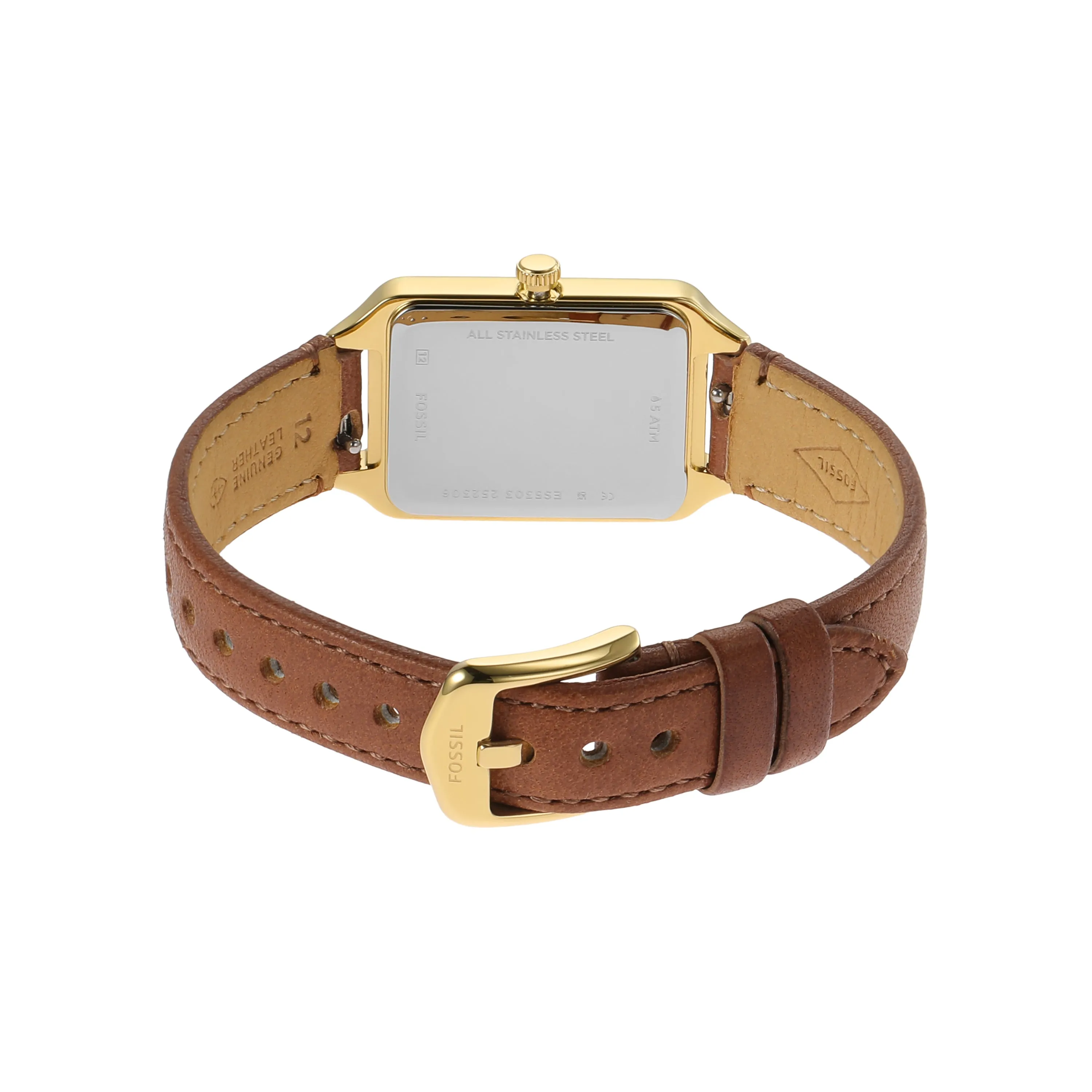 Fossil Raquel Brown Leather Band Womens Watch ES5303
