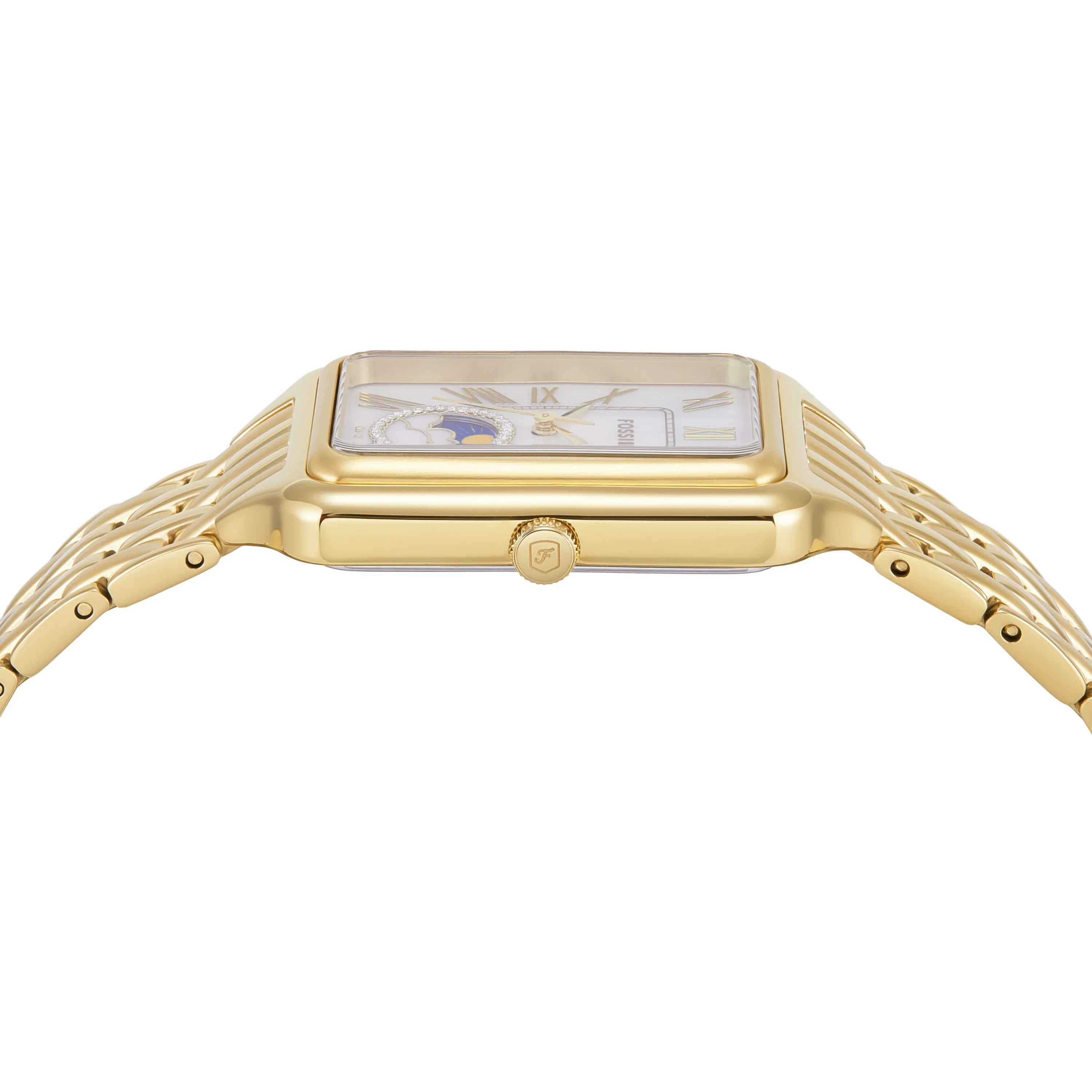Fossil Raquel Sun Moon Multifunction Gold Stainless Steel Watch ES5398