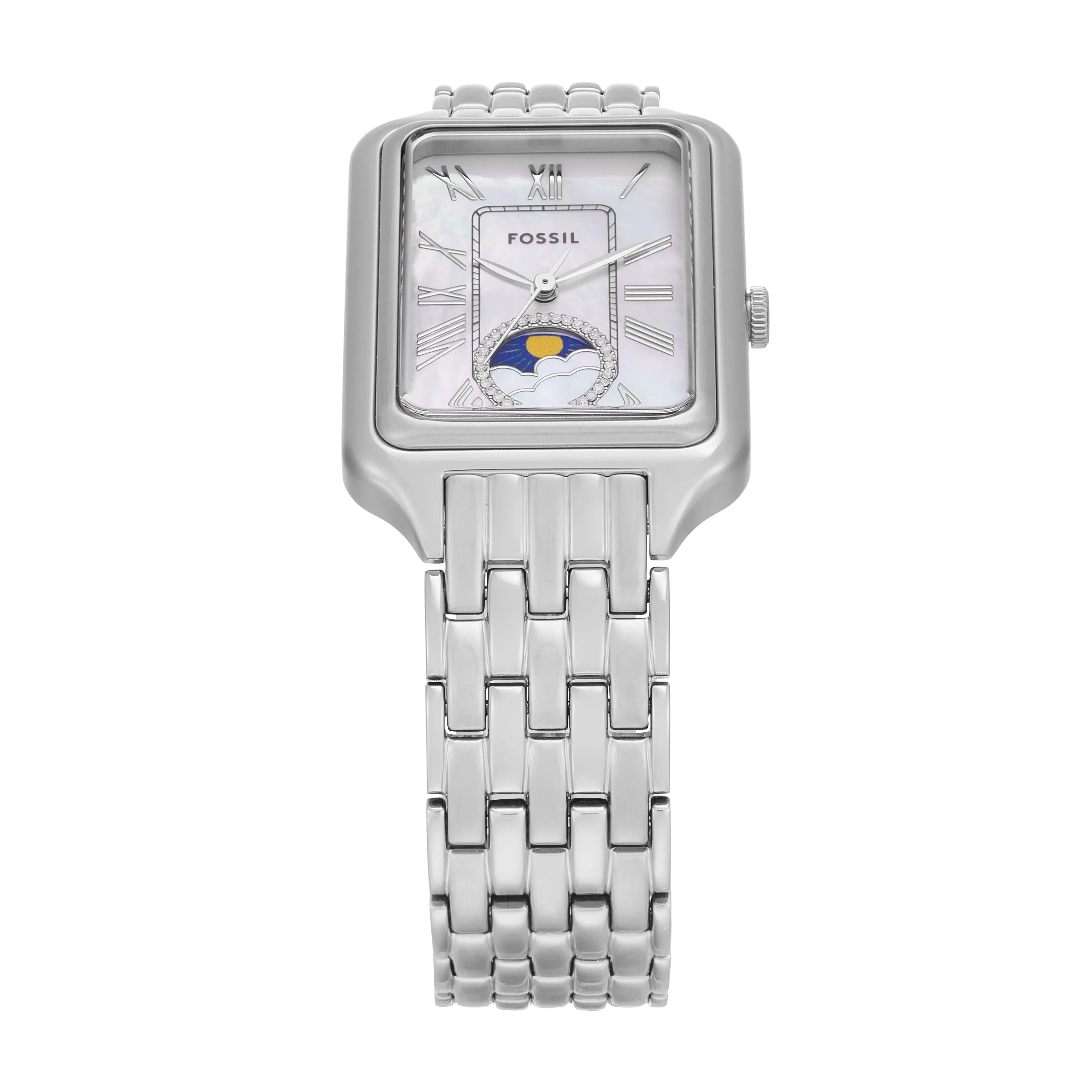 Fossil Raquel Sun Moon Multifunction Stainless Steel Watch ES5400