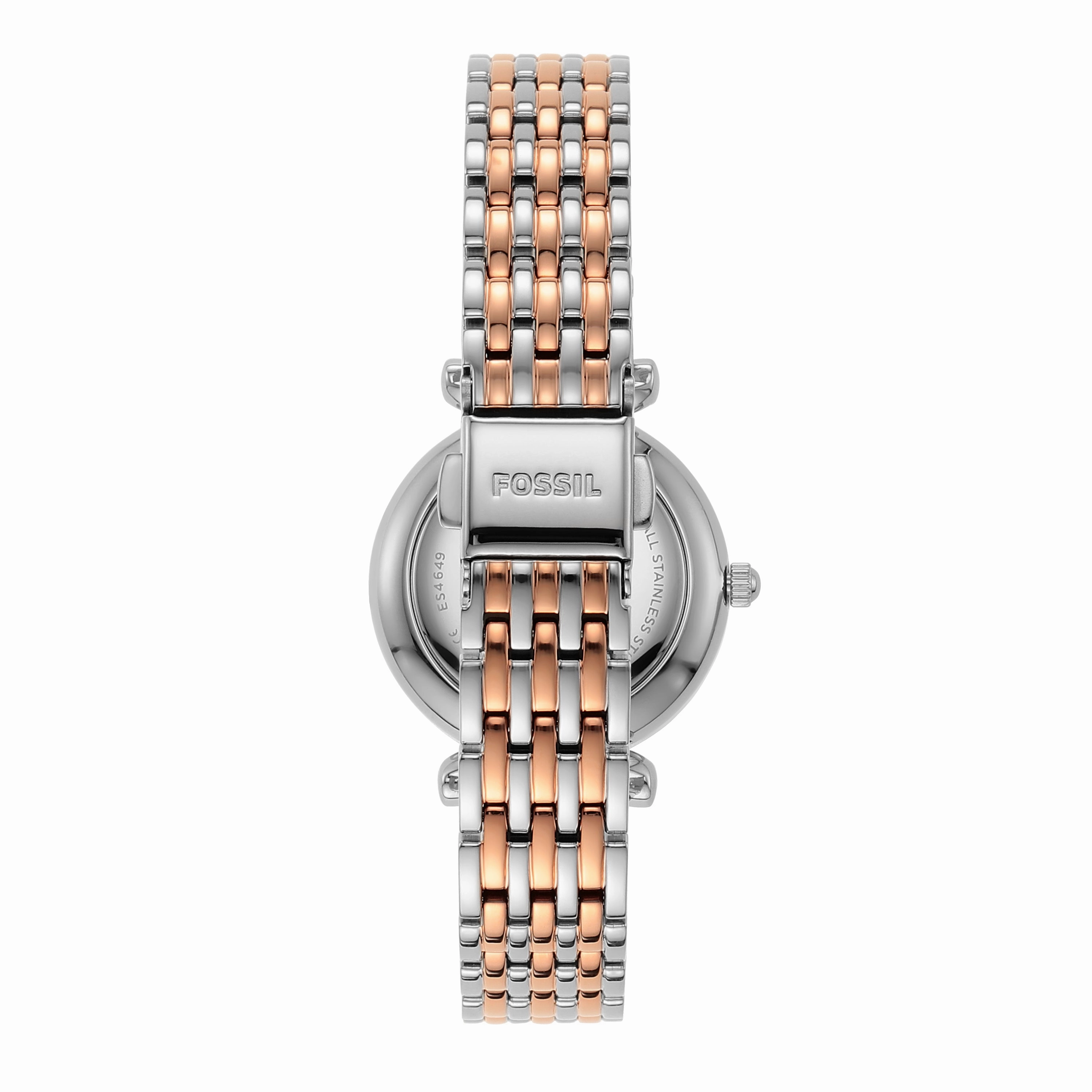 Fossil Carlie Mini Two-Tone Stainless Steel Watch ES4649