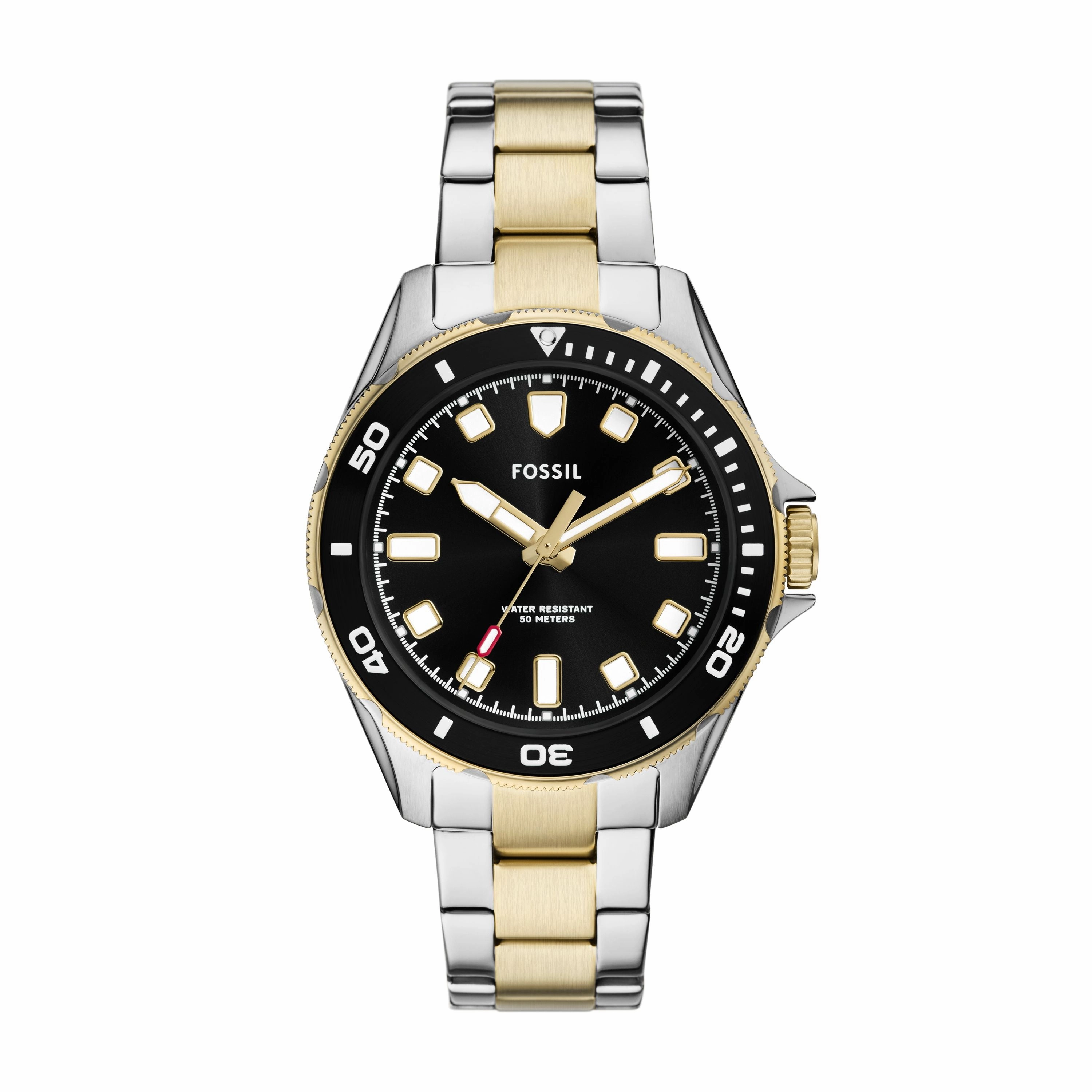 Fossil Men's Dalton Three-Hand, Two-Tone Stainless Steel Watch