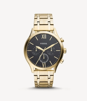 Fossil Men's Fenmore Multifunction, Gold-Tone Stainless Steel Watch
