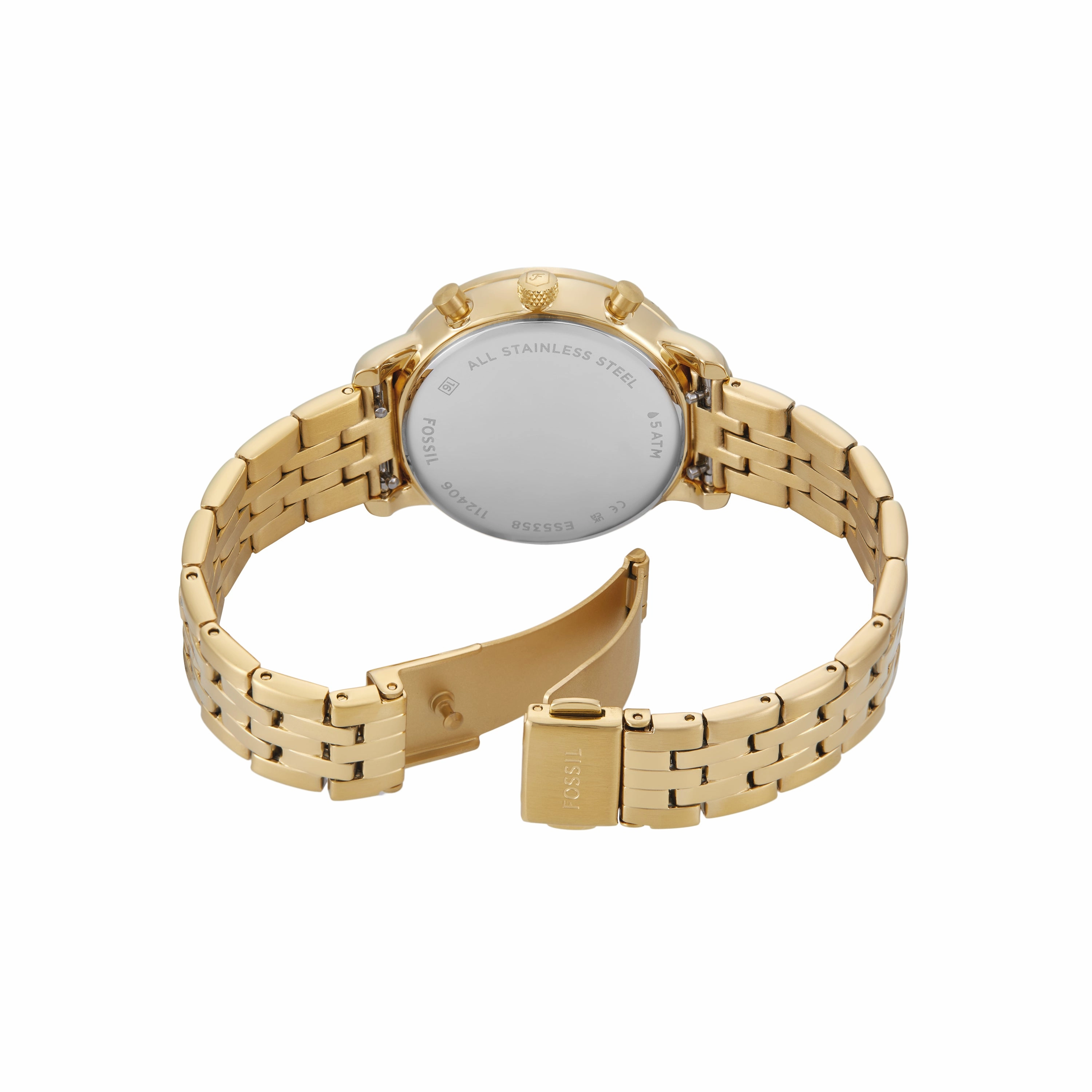 Fossil Neutra Chronograph Gold Stainless Steel Watch ES5358