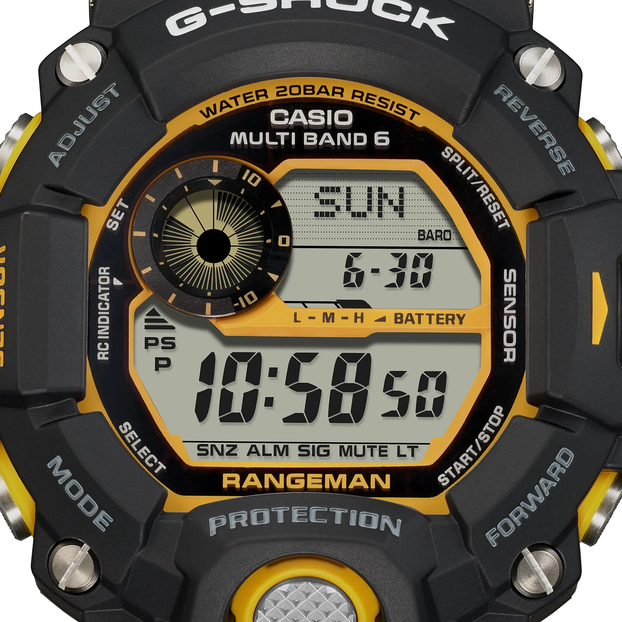 G-Shock Master of G Rangeman Black Resin Band Watch GW9400Y-1D