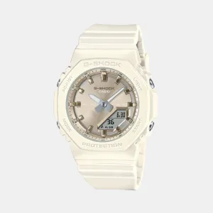 G-Shock Women Quartz Cream Dial Analog-Digital Resin Watch GMA-P2100ST-7ADR G1620