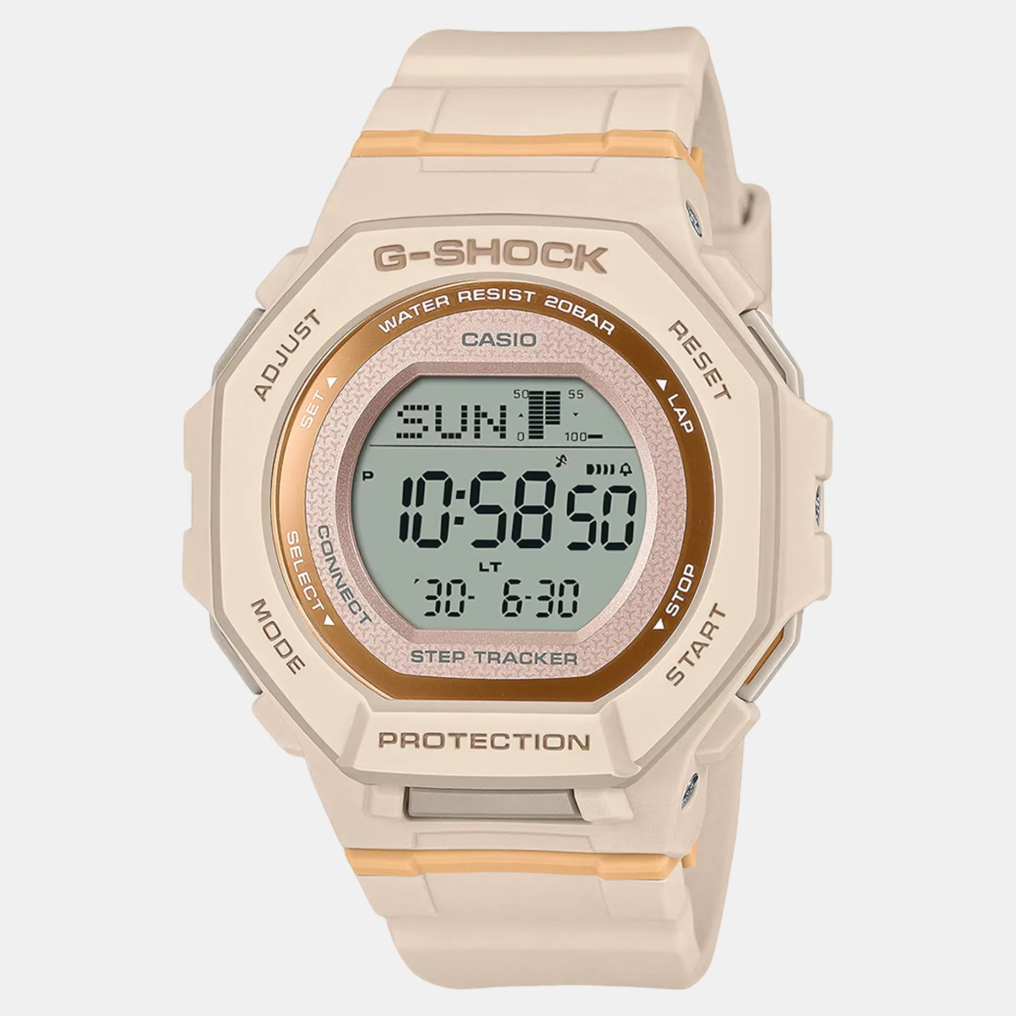G-Shock Women Quartz Orange Dial Digital Resin Watch GMD-B300-4DR G1619
