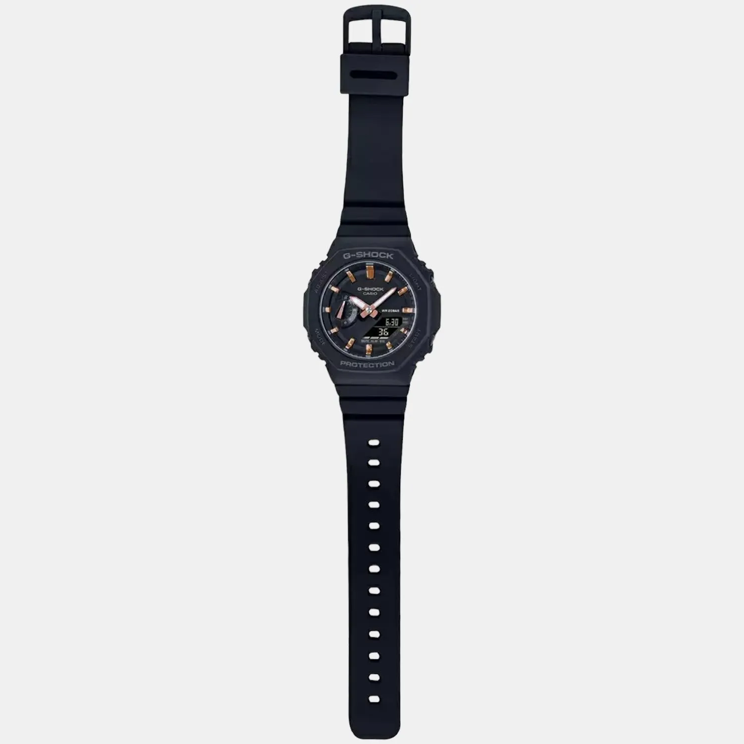 G-Shock Women's Black Carbon Analog-Digital Resin Watch G1107 - GMA-S2100-1ADR