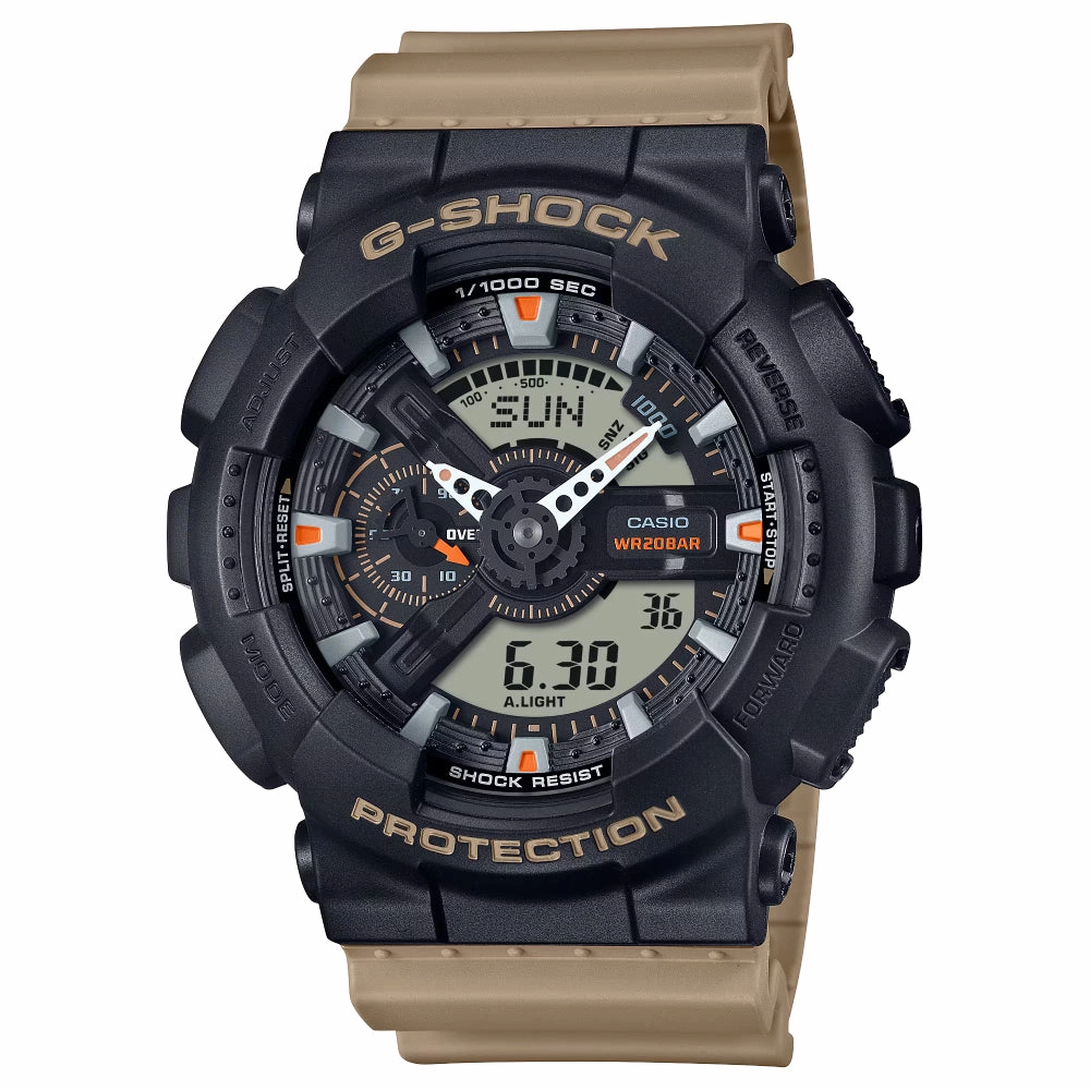 G-Shock Analog/Digital 110 Series, Beige