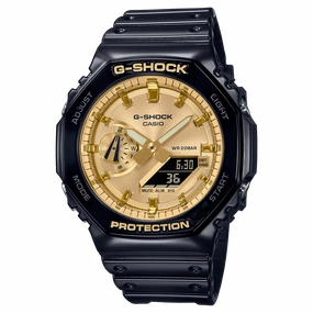 G-Shock Analog Digital DUO Garish Black Resin Band Watch GA2100GB-1A