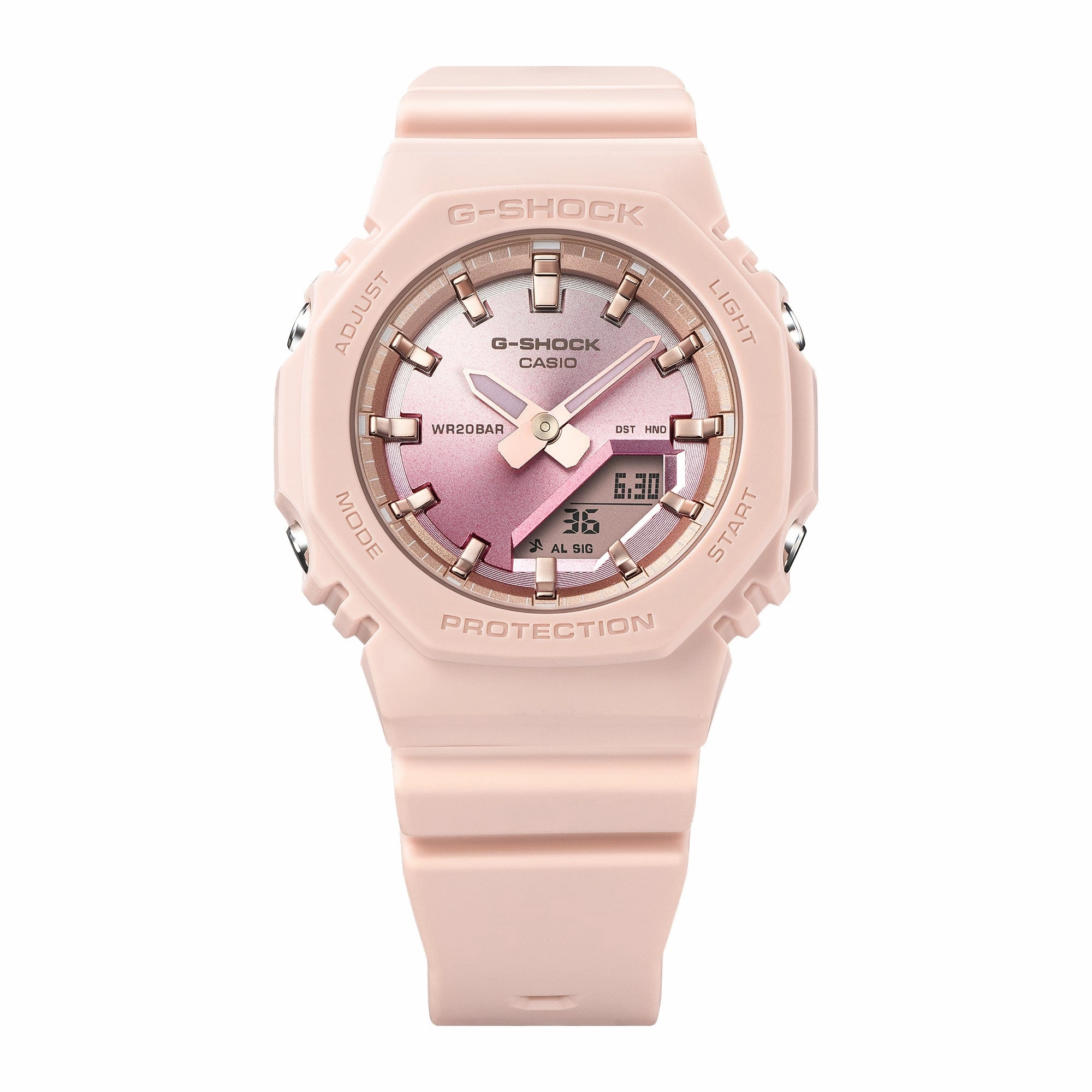 G-Shock Analog Digital Pink Resin Band Watch GMAP2100SG-4A