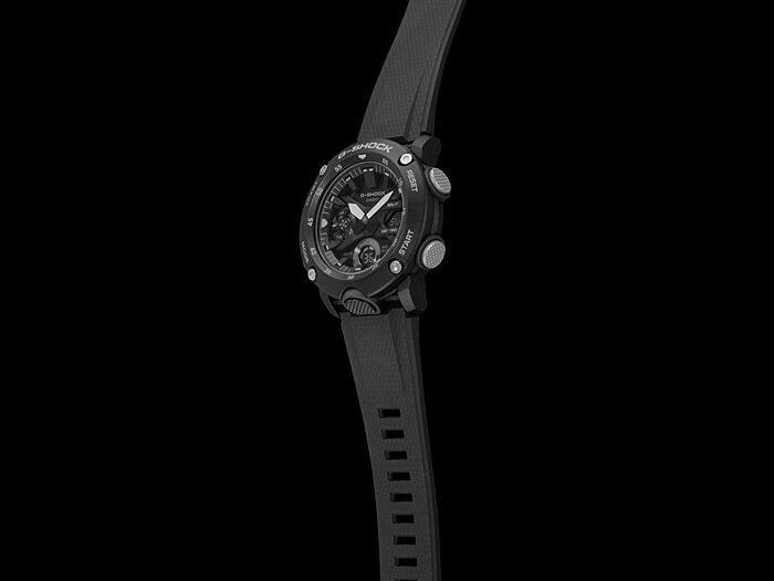 G-Shock Carbon Core Black Resin Band Watch GA2000S-1A
