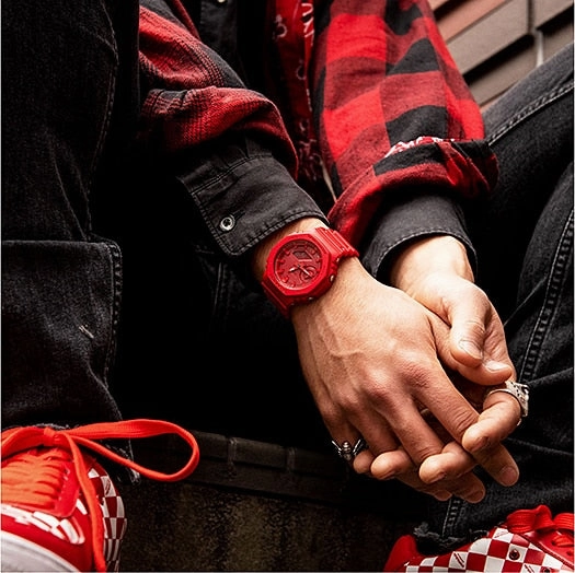 G-Shock Casio Red Carbon Core Guard GA2100-4A