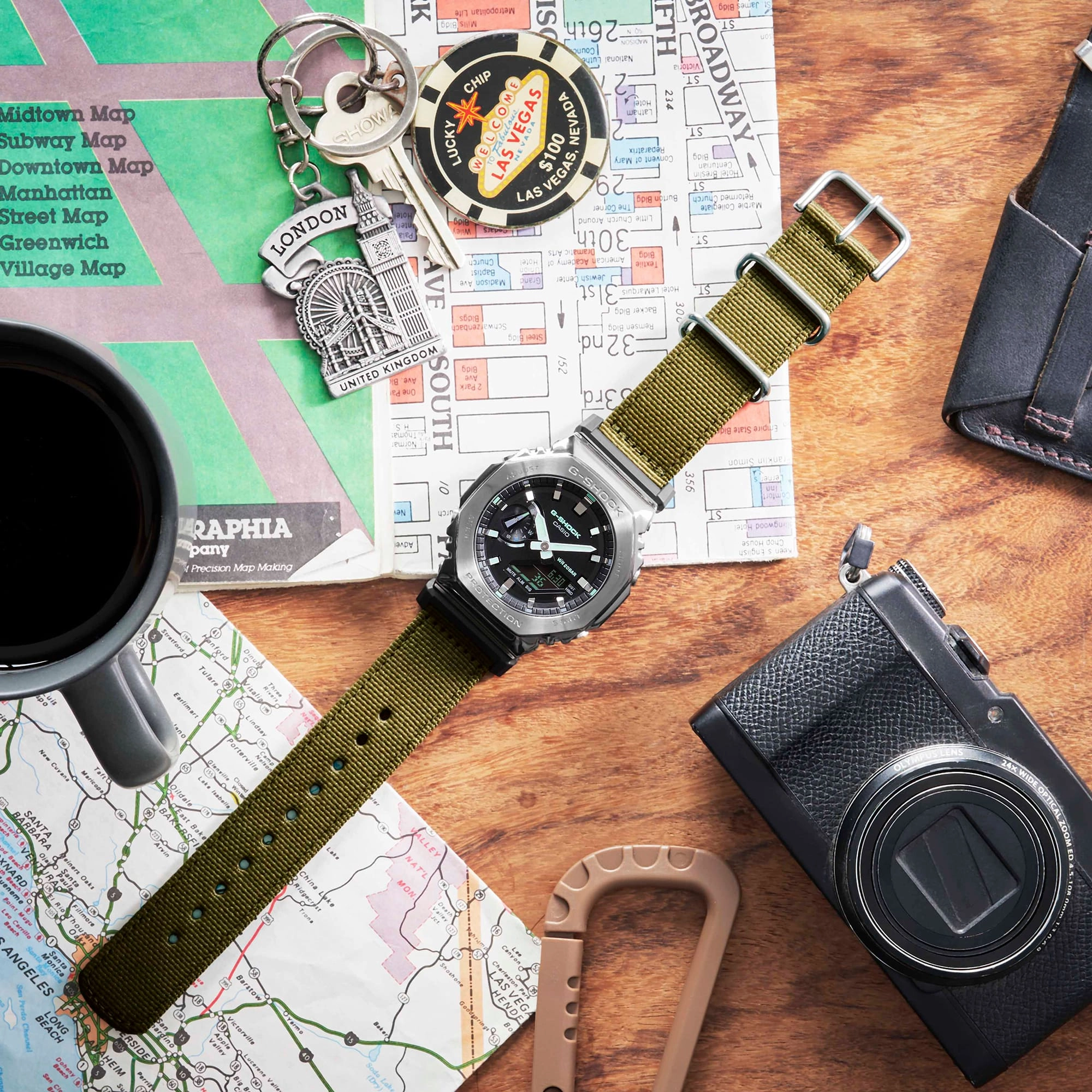 G-Shock CasiOak DUO Utility Collection GM2100CB-3A