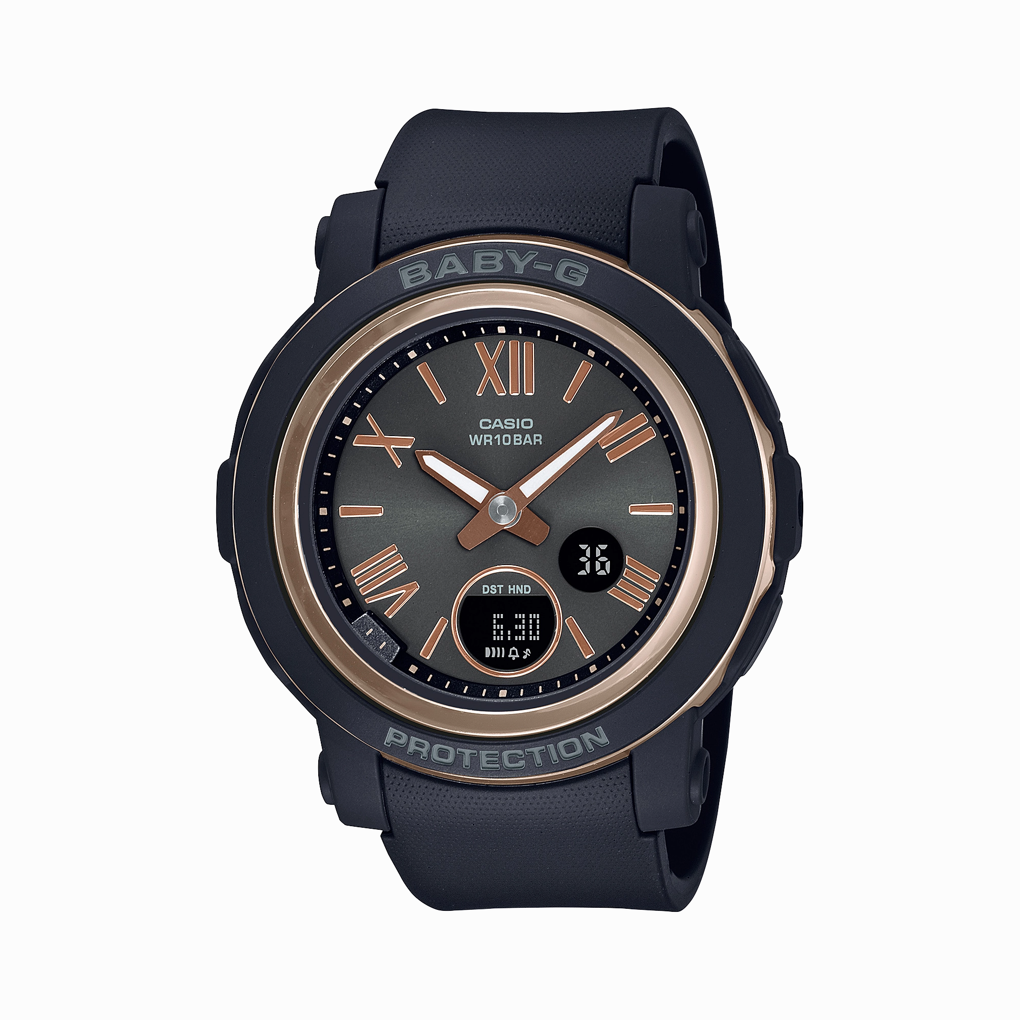 G-Shock Digital Black Resin Band Watch BGA290-1A