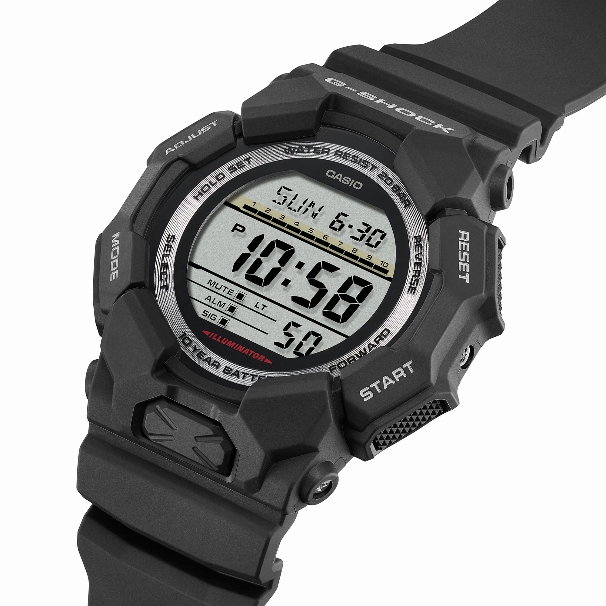 G-Shock Digital Black Resin Band Watch GD010-1D