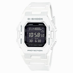 G-Shock Digital White Resin Band Watch GDB500-7D