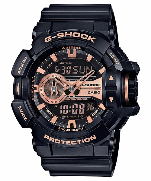 G-Shock Duo Analogue-Digital Watch GA400GB-1A4