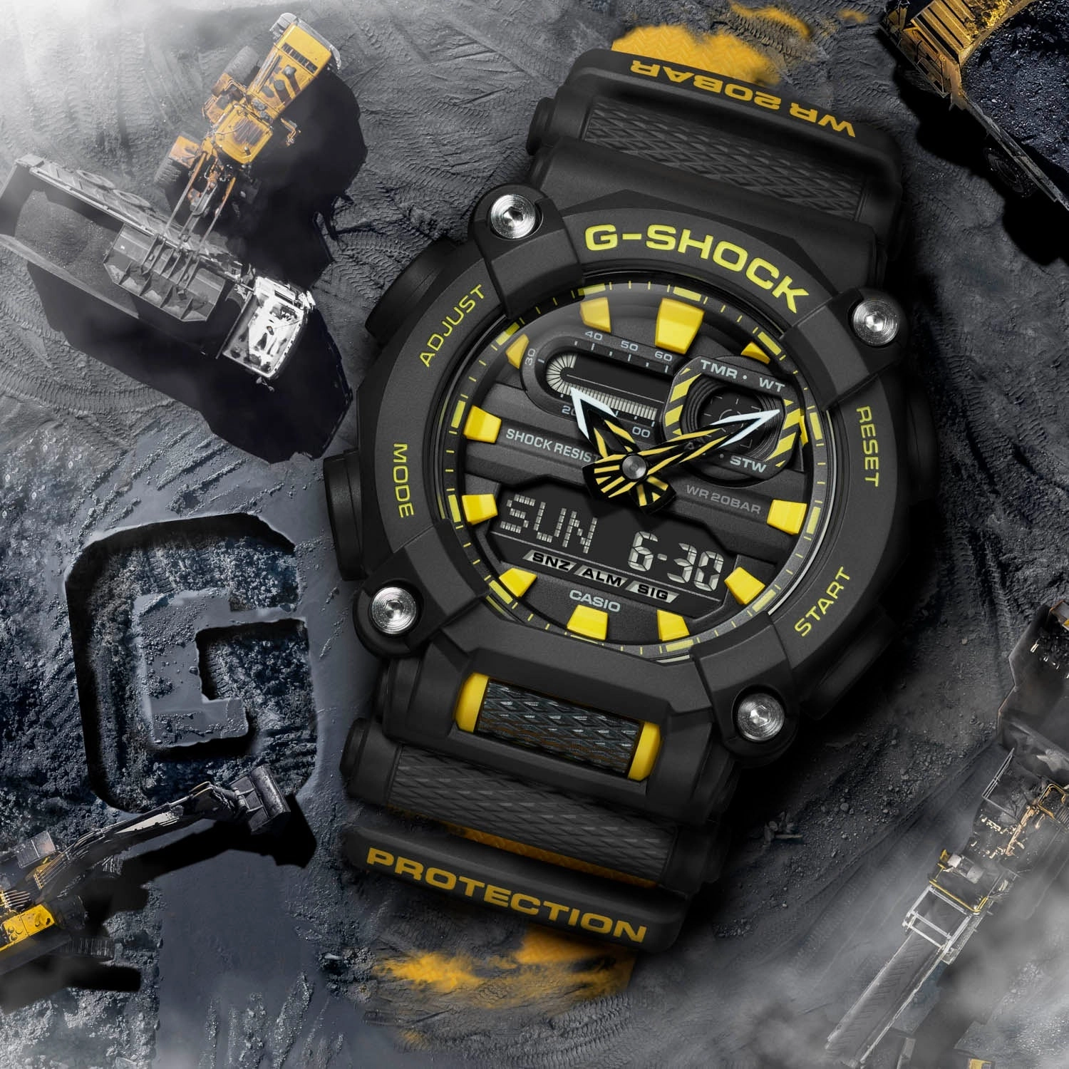 G-Shock DUO New Age Design Black Mens Watch GA900A-1A9
