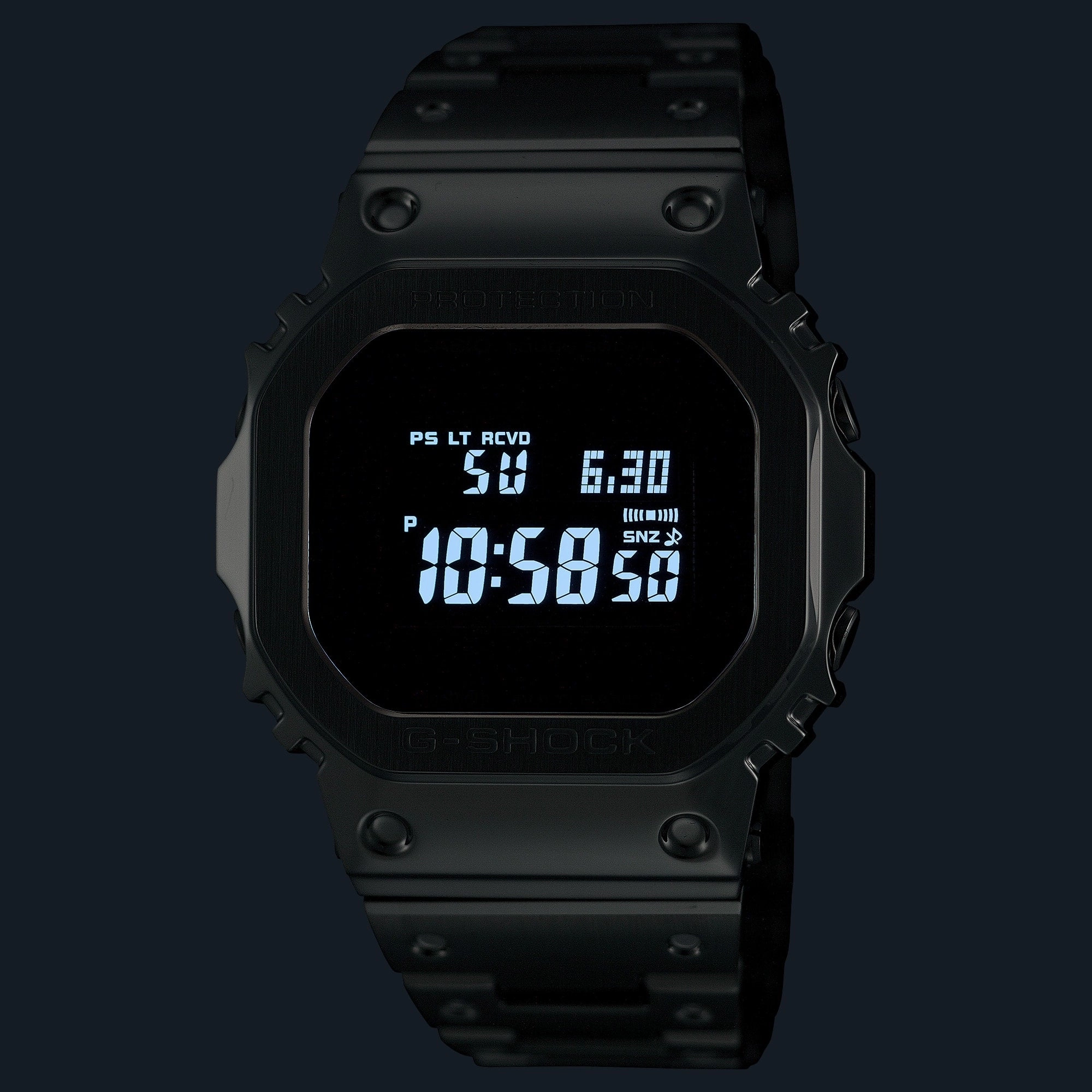 G-Shock Full Metal Silver Stainless Steel Watch GMWB5000D-2D