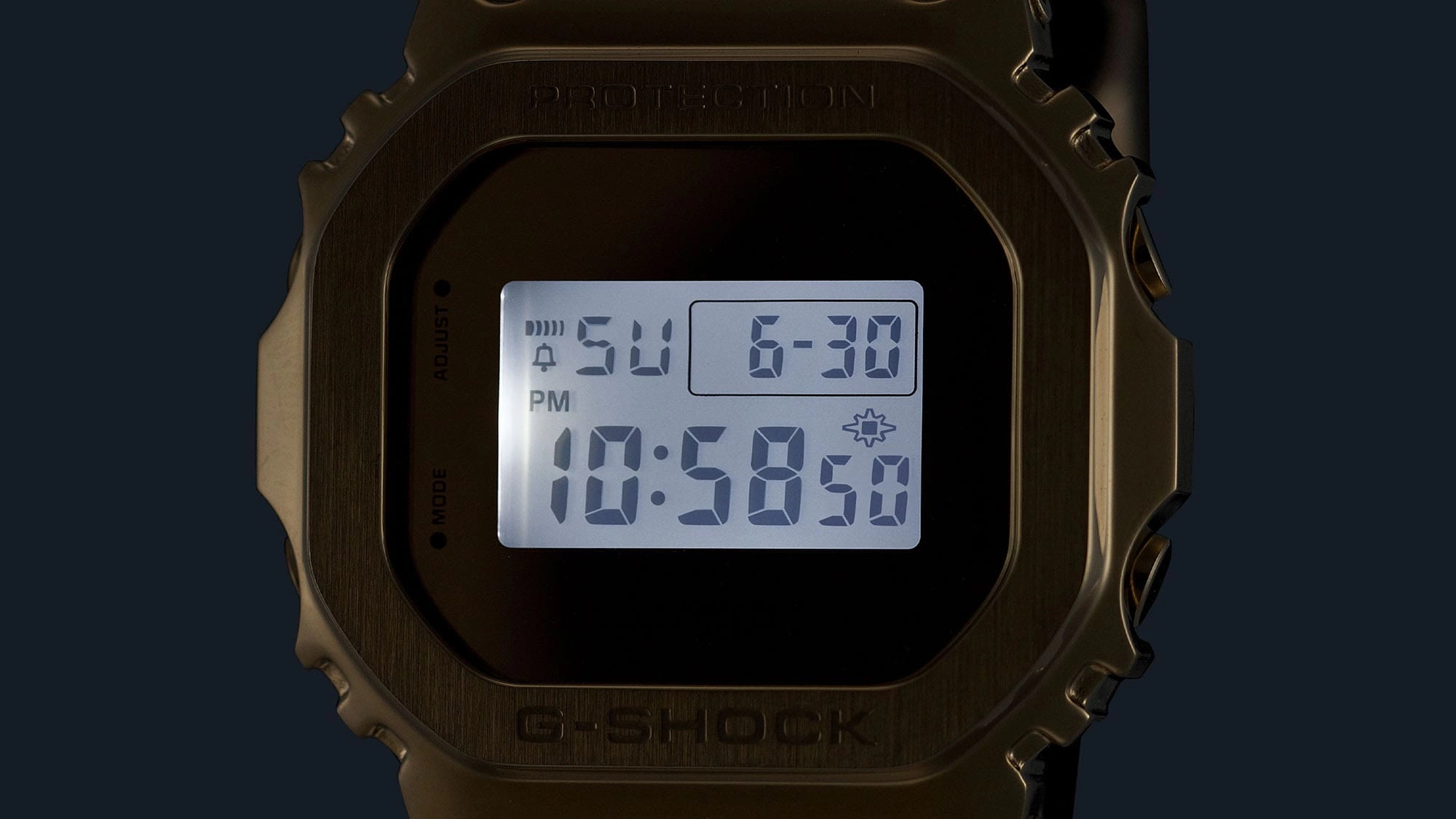 G-Shock G-Steel Gold Dial Stainless Steel Watch GM5600YMG-9D