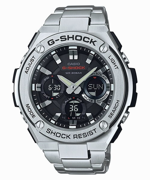 G-Shock G-Steel Solar-Powered Men's Resilient Watch GSTS110D-1A