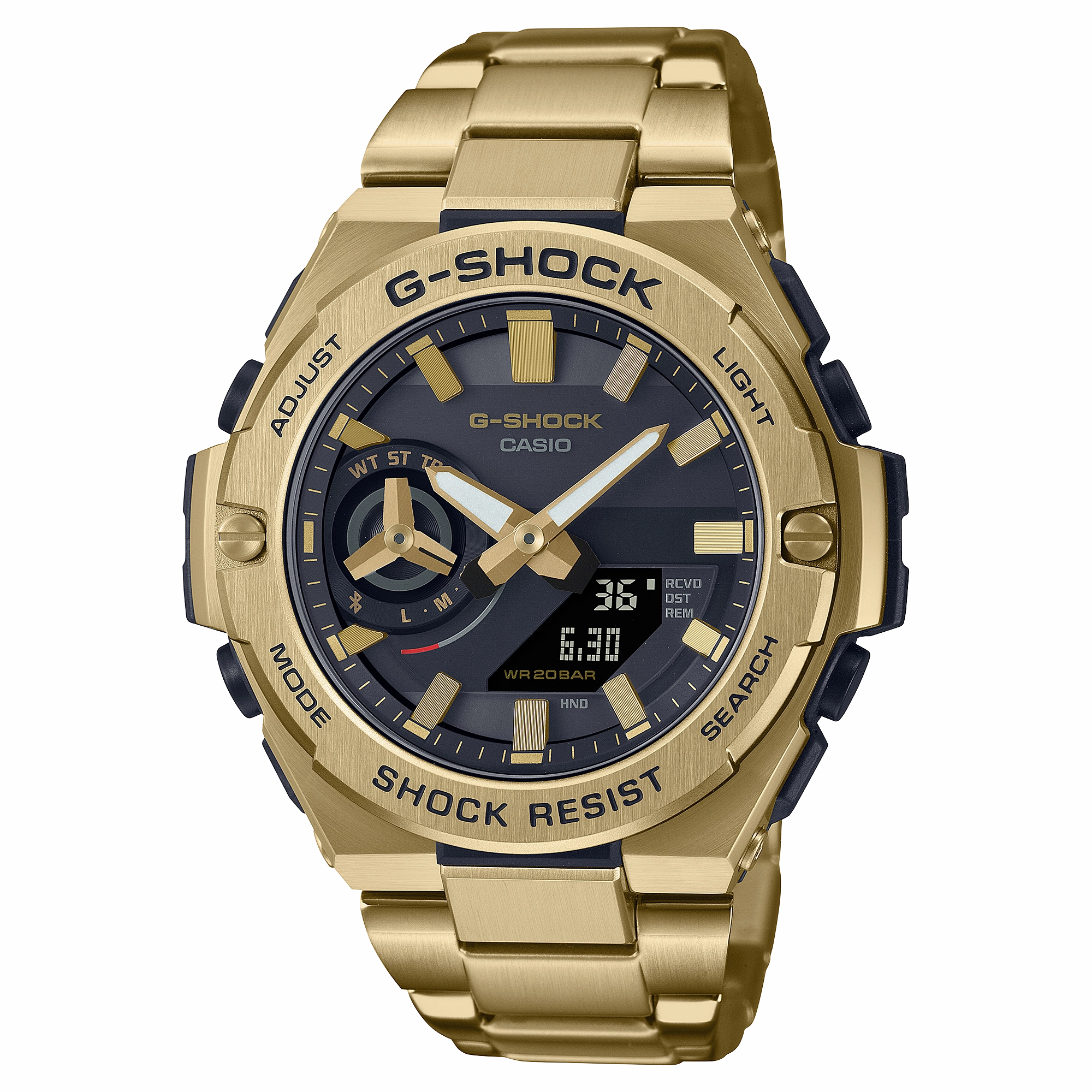 G-Shock Gold Stainless Steel Solar Watch GSTB500GD-9A