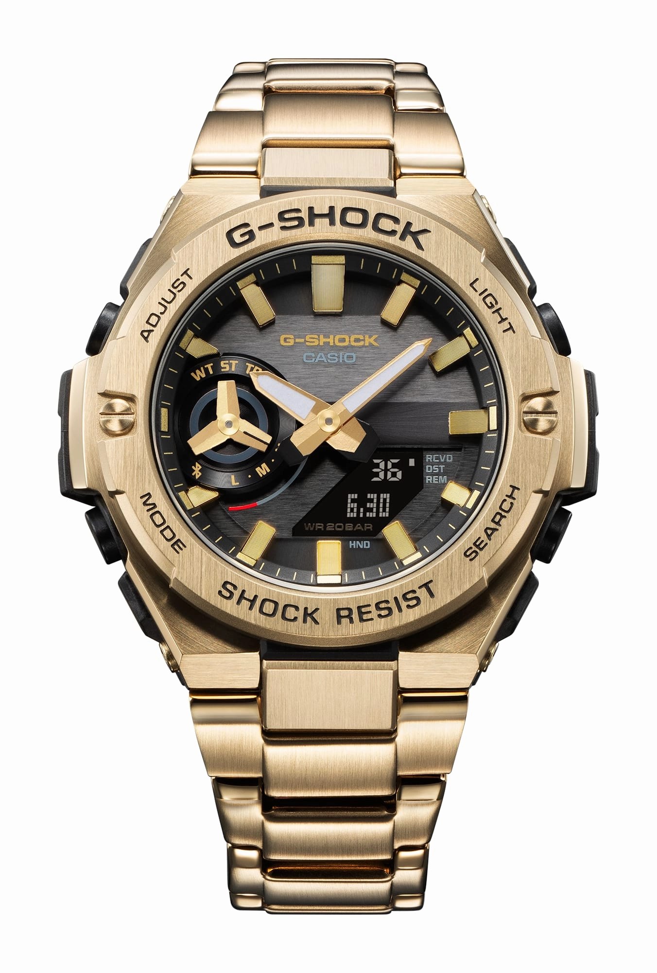 G-Shock Gold Stainless Steel Solar Watch GSTB500GD-9A
