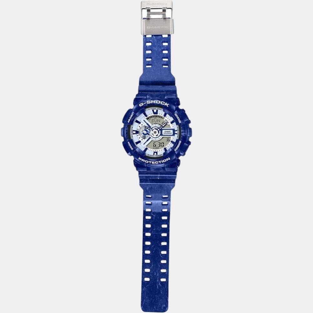 G-Shock Men's Analog-Digital Resin Watch G1258 - GA-110BWP-2ADR