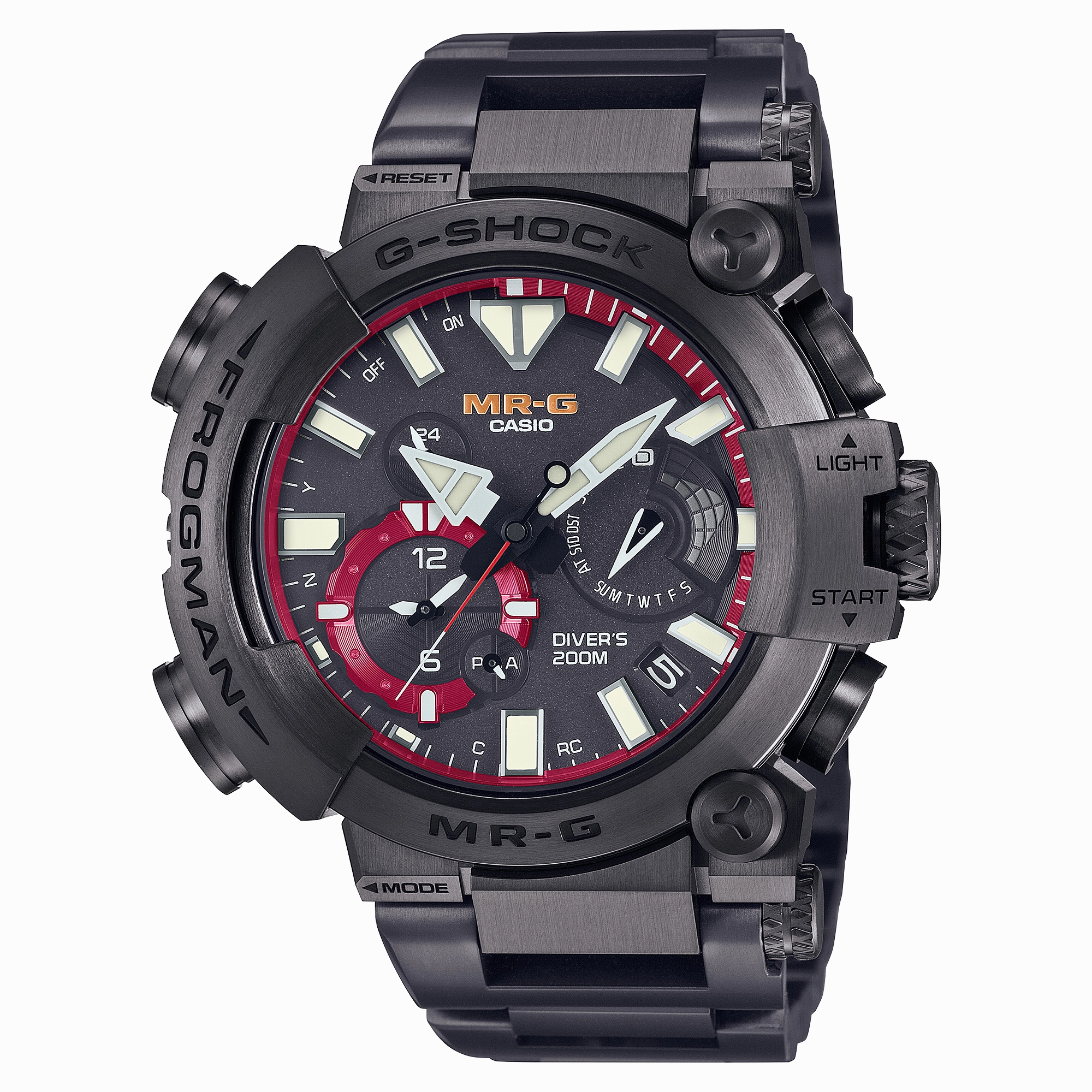 G-Shock MR-G Frogman Black Titanium Watch MRG-BF1000B-1A