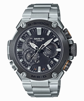 G-Shock MR-G Solar Black Dial Stainless Steel Watch MRGB2000D-1A