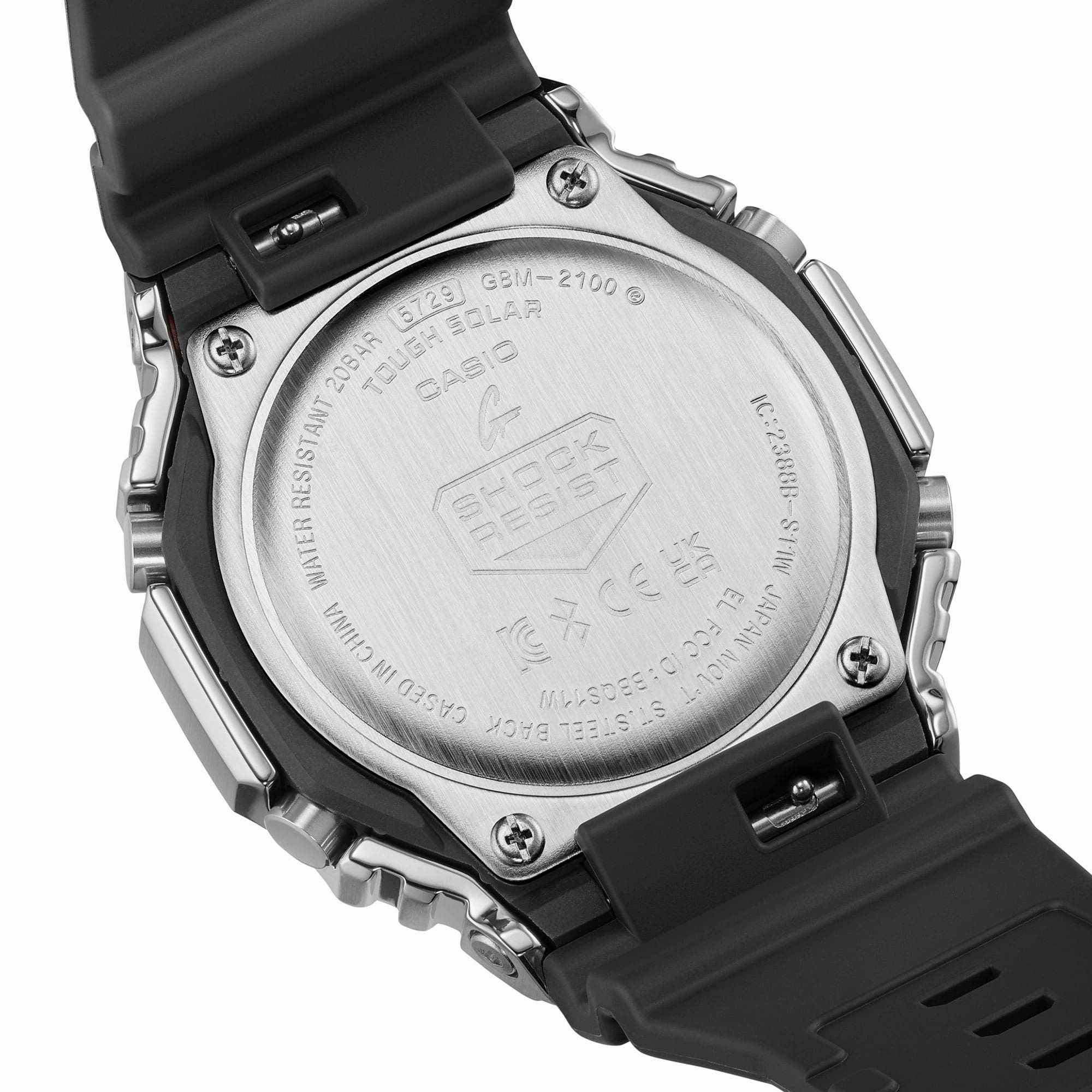 G-Shock Solar Power Black Resin Band Watch GBM2100A-1A3