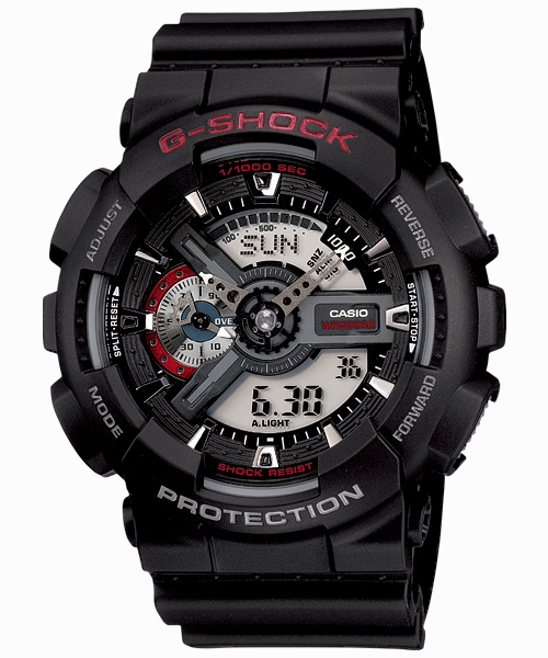 G-Shock World Time Analogue Digital Mens Watch GA110-1A