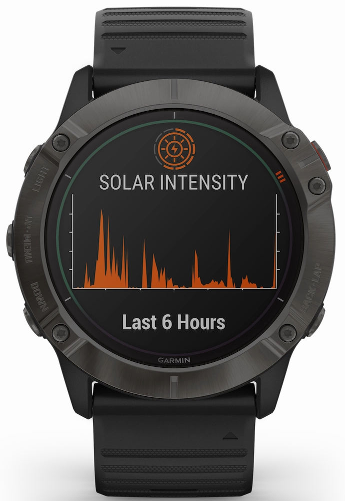 Garmin Fenix 6X Pro Solar Carbon Grey DLC D