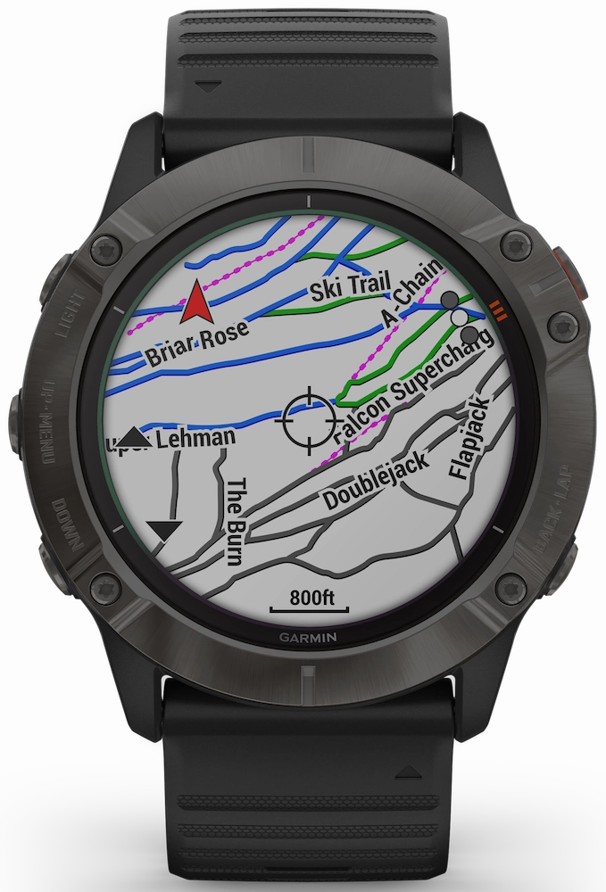Garmin Fenix 6X Pro Solar Carbon Grey DLC D
