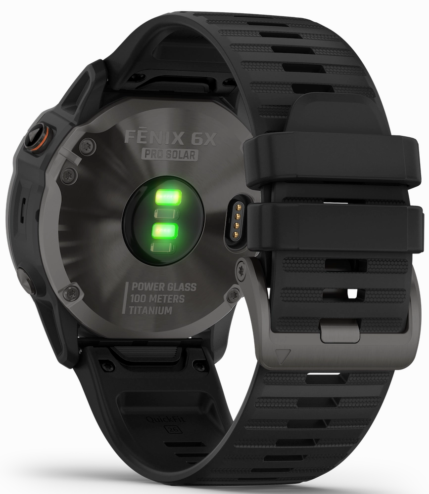 Garmin Fenix 6X Pro Solar Carbon Grey DLC D