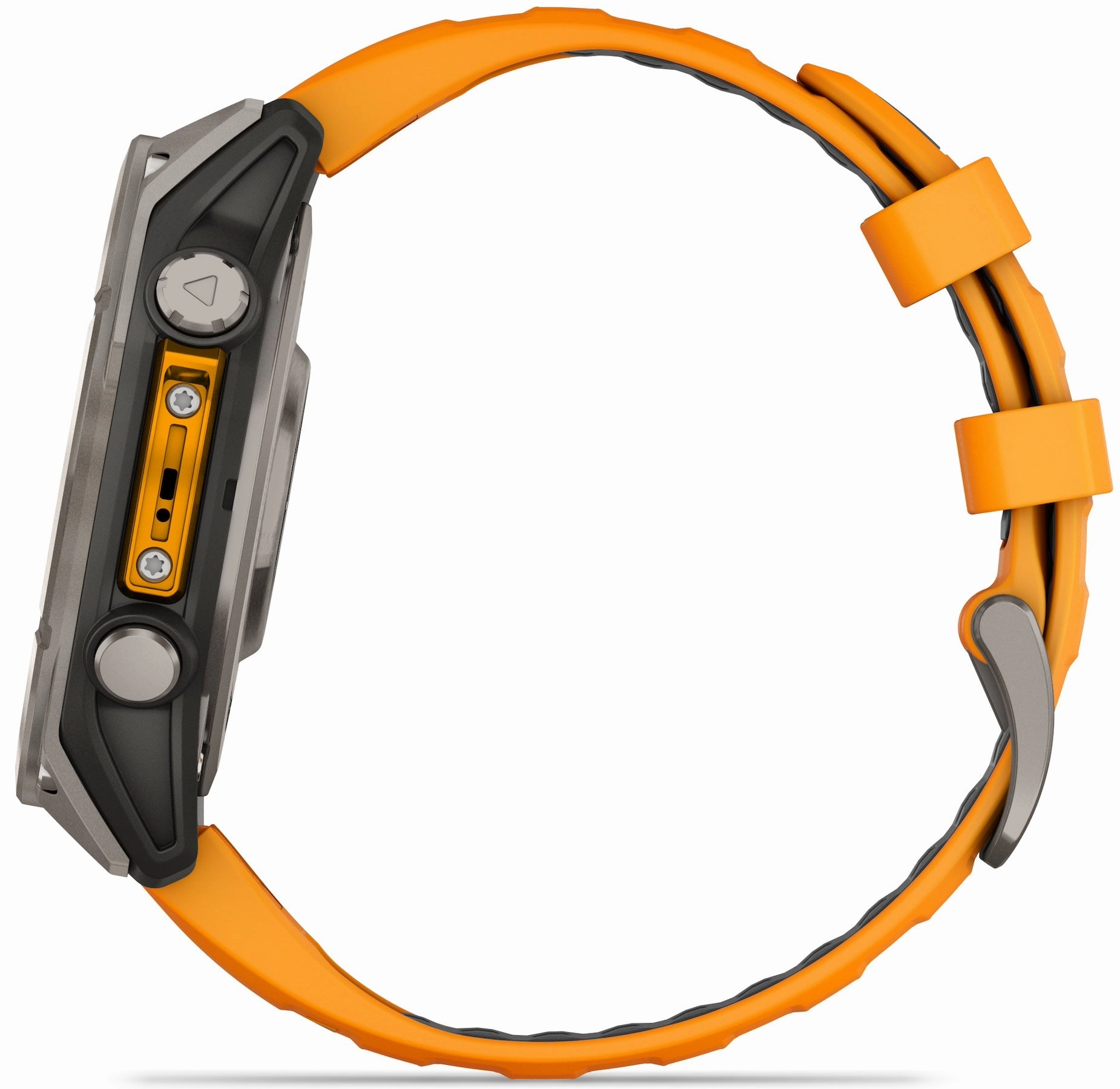 Garmin Fenix 8 47mm Sapphire AMOLED Titanium Spark Orange Graphite Silicone Watch