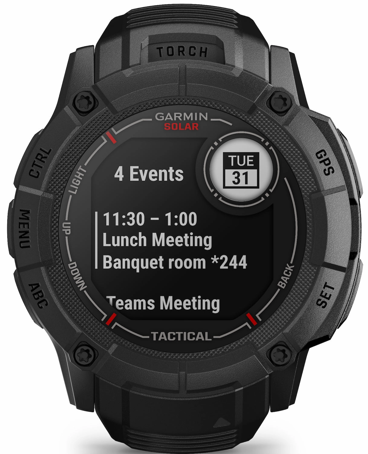 Garmin Instinct 2X Solar Tactical Edition Black D