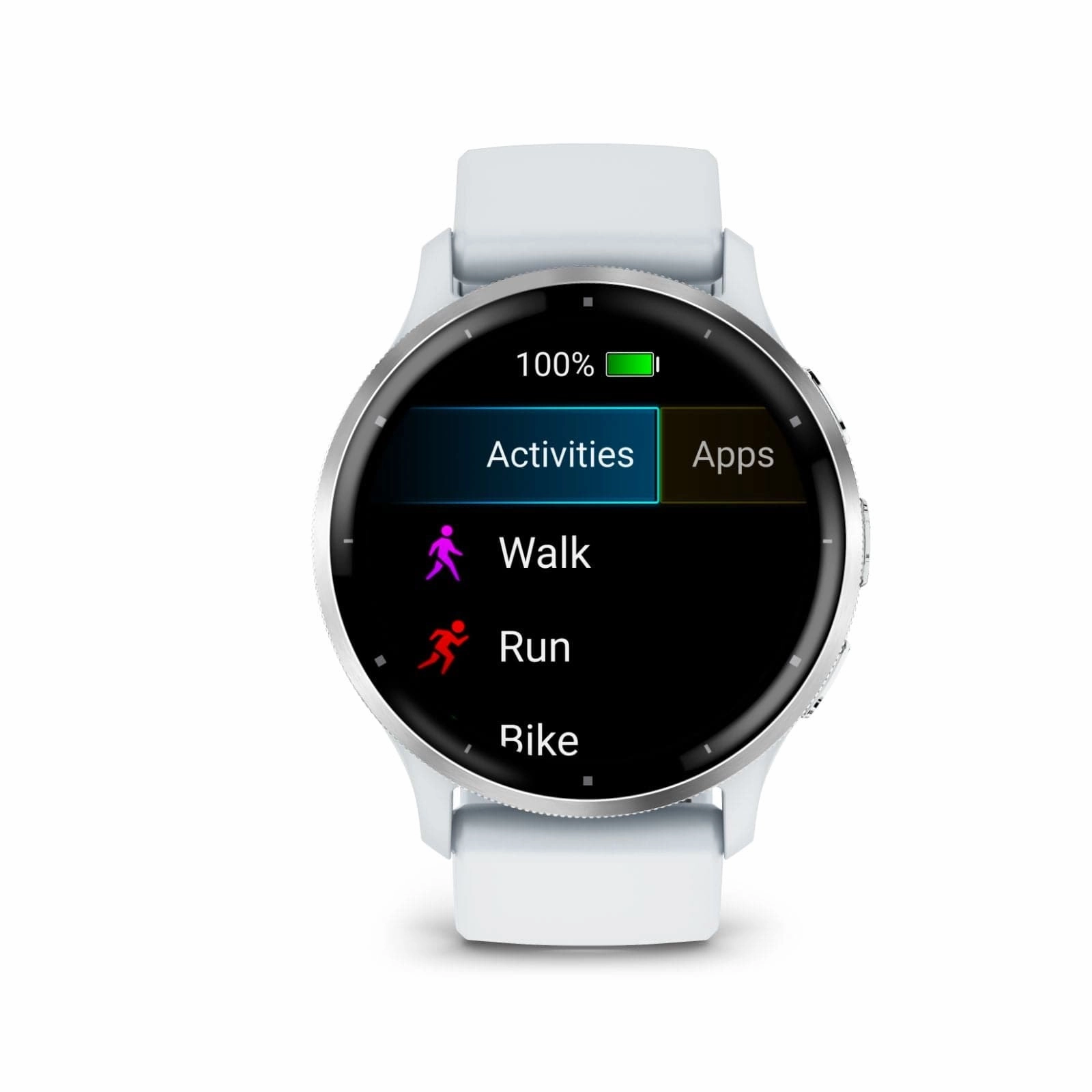 Garmin Venu 3 Silver Stainless Steel Bezel with Whitestone Case Unisex Smartwatch GM-010-02784-50