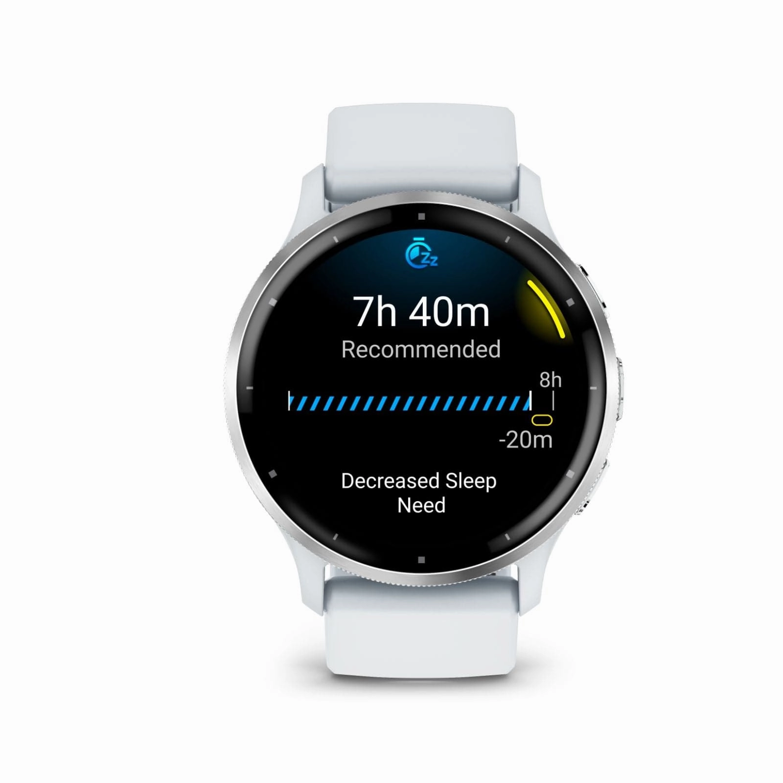 Garmin Venu 3 Silver Stainless Steel Bezel with Whitestone Case Unisex Smartwatch GM-010-02784-50