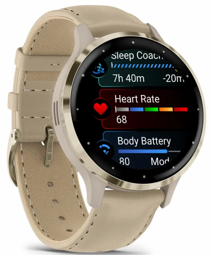 Garmin Venu 3S Soft Gold Smartwatch Watch
