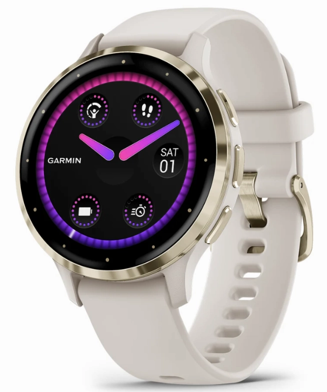 Garmin Venu 3S Soft Gold Smartwatch Watch