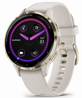 Garmin Venu 3S Soft Gold Smartwatch Watch