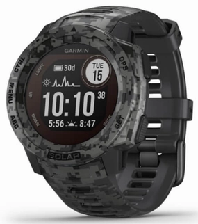 Garmin Watch Instinct Solar Graphite Camo Edition