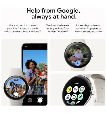 GOOGLE PIXEL WATCH 3 41MM MATTE BLACK/OBSIDIAN