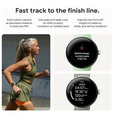 GOOGLE PIXEL WATCH 3 45MM MATTE HAZEL/HAZEL