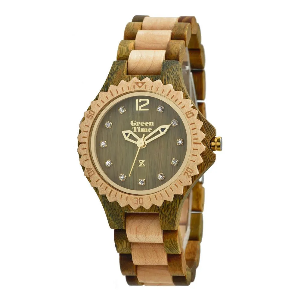 Green Time By Zzero - orologio Strass Zw023A