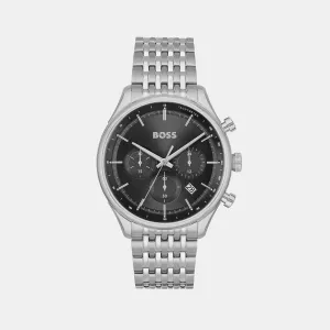 Gregor Men Black Chronograph Stainless Steel Watch 1514082