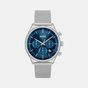 Gregor Men Blue Chronograph Mesh Watch 1514052